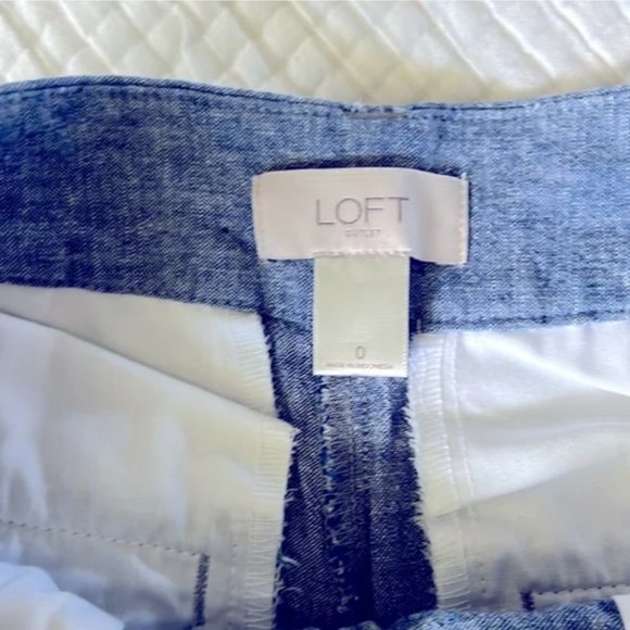 Linen Shorts Blue - Picture 4 of 5